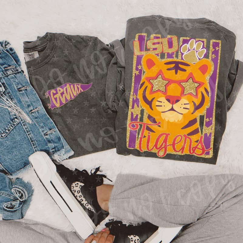 Coquette College Game Day Shirt | Tennessee Vols, LSU, Alabama, Florida, Georgia, Arkansas | Cute Girly Football Tee | Comfort Colors Shirt