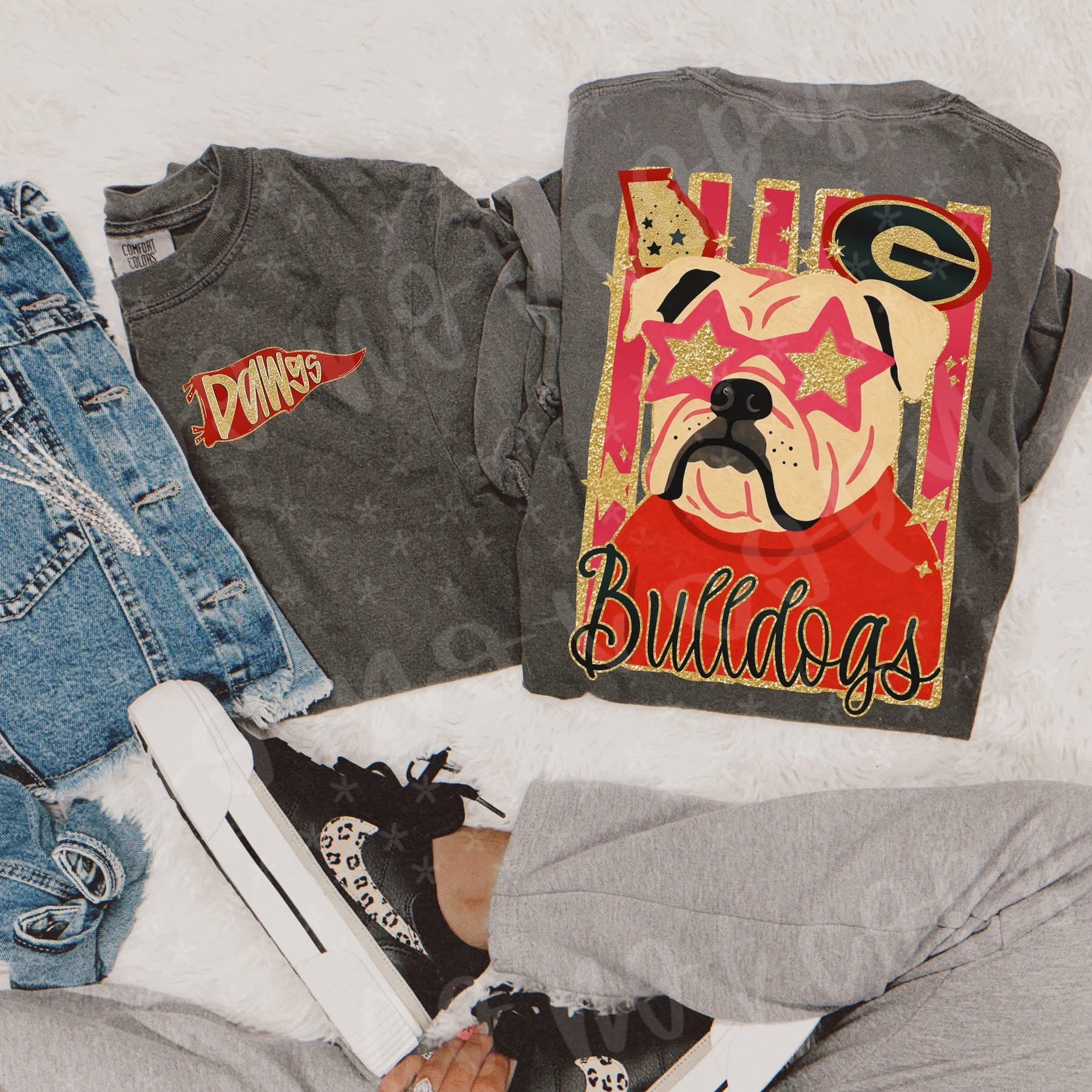 Coquette College Game Day Shirt | Tennessee Vols, LSU, Alabama, Florida, Georgia, Arkansas | Cute Girly Football Tee | Comfort Colors Shirt